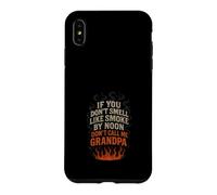 Barbecue Grandpa Pitmaster Humour Smoker Grill Backyard Legend Coque pour iPhone XS Max