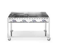 HENDI 149614 Barbecue Green Fire avec 4 brûleurs