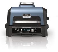 Barbecue-gril électrique et fumoir Ninja Woodfire Pro Connect XL avec contrôle via application, capteur numérique, 7-en-1 (gril et friteuse à air) à granulés de bois, résistant aux intempéries, noir, 