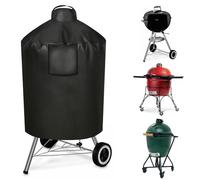 Barbecue Grill Cover - 210D Oxford Cloth Adjustable Design, Waterproof Windproof Protector, Heavy Duty Uv Resistant Tearproof Easy Storage | Outdoor Camping Picnic Patio Garden BBQ Kitchen Accessory