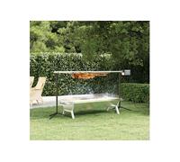 Ensemble de grille et de plateau automatique pour barbecue inox
