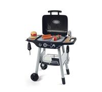 Smoby Barbecue sur pieds - 18 accessoires - Plancha et grill - Dès 3 ans - Fabrication française