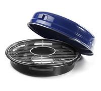 Barbecue grill sur Gaz - Ibili - 980032 - Acier Émaillé - Inox - Poignée intégrée