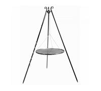 Barbecue Grille de Cuisson suspendu sur Trépied 200 cm - en acier 50 cm