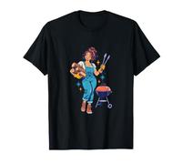 Barbecue Hivernal pour Femmes Passionnées du Grill T-Shirt