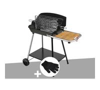 Barbecue horizontal et vertical excel grill + gant de protection - somagic