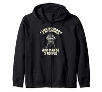 Barbecue Humoristique avec Inscription « I Like My Bourbon and My Smoker » Sweat à Capuche