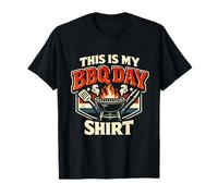 Barbecue Humoristique avec Inscription « This is My BBQ Day » T-Shirt