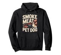 Barbecue Humoristique pour Chien à Fumer Sweat à Capuche