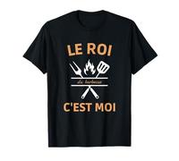 Barbecue humour Le roi du barbecue c'est moi T-Shirt
