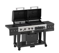 Barbecue Hybride 3-en-1 : Gaz, Charbon, Fumoir Électrique BBQ Cuisine Exterieure Conviviale Memphis Ultimate 2.0 PIT BOSS