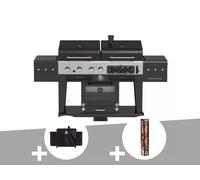 Barbecue hybride Memphis Ultimate version 2,0 + Housse de protection + Papier boucher - Pit Boss