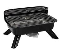 Princess 01.112252.01.001 électrique, charbon de bois Barbecue avec protection anti-vent, avec pied, avec réglage manuel de la