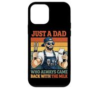 Barbecue Just A Dad Who Always Came Back with The Milk Grill Dad Coque pour iPhone 12 Mini