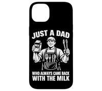Barbecue Just A Dad Who Always Came Back with The Milk Grill Dad Coque pour iPhone 14 Plus
