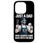 Barbecue Just A Dad Who Always Came Back with The Milk Grill Dad Coque pour iPhone 14 Pro