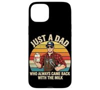 Barbecue Just A Dad Who Always Came Back with The Milk Grill Dad Coque pour iPhone 15 Plus