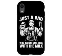 Barbecue Just A Dad Who Always Came Back with The Milk Grill Dad Coque pour iPhone XR