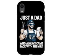 Barbecue Just A Dad Who Always Came Back with The Milk Grill Dad Coque pour iPhone XR