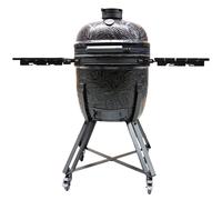 Barbecook Barbecue Kamado Kamal 2.0 Griller, Fumer, Cuire à la Vapeur, rôti, Large, Noir, 128x78x115cm