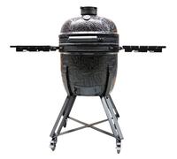 Barbecook Barbecue Kamado Kamal 2.0 – Griller, Fumer, Cuire à la vapeur, Rôti – Large Noir