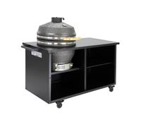 Barbecue kamado charbon de bois, fumoir avec desserte YAKU