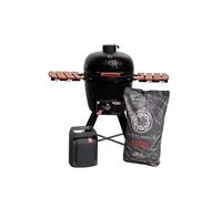 Barbecue Kamado Le Gaulois ¿ Céramique ¿ Mixte Gaz et Charbon ¿ Cuisson 3 Zones ¿
