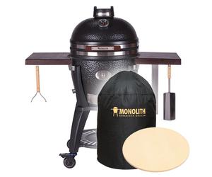 Barbecue Kamado Monolith AVANTGARDE CLASSIC + Chariot + Housse + Pierre Pizza