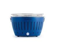 Barbecue - LotusGrill - NOUVEAU MODÈLE 2019 - Bleu - Electrique et Charbon - 32 cm de surface de cuisson
