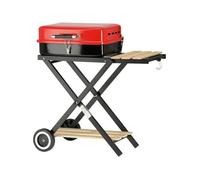Barbecue Lund GRIL Ã CHARBON DE BOIS PLIABLE 45 * 33,5 CM