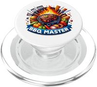 Barbecue Master Grill Outdoor Fest Cadeau Viande Rôti Cook PopSockets PopGrip pour MagSafe