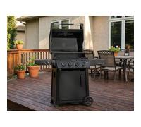 Napoleon Barbecue à gaz Freestyle PRO 425 4 brûleurs + 1 Sizzle Zone Noir avec porte