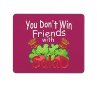 Barbecue : on Ne Se Fait Pas d'amis avec Une Salade. Mousepad Petit Mouse Pad Résistant À Usure Tapis De Souris Gaming pour Voyage Travail Ordinateur 25X30Cm