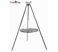 Barbecue Oscillant Hauteur 180 CM Avec Ø 80 En Acier Brut Trépied Tripod