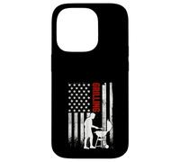 Barbecue Patriotique USA Vieilli Drapeau américain Coque pour iPhone 14 Pro