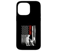 Barbecue Patriotique USA Vieilli Drapeau américain Coque pour iPhone 14 Pro Max