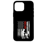 Barbecue Patriotique USA Vieilli Drapeau américain Coque pour iPhone 16 Pro Max
