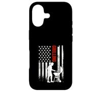 Barbecue Patriotique USA Vieilli Drapeau américain Coque pour iPhone 17