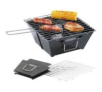 Barbecue - PEARL - Pliable - Charbon - Compact - Idéal pour petits espaces