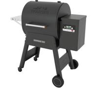 Barbecue pellet TRAEGER Ironwood 650 noir sur chariot, grille haute 56x26.5 cm, grille basse 56x48 cm