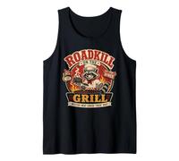 Barbecue Pitmaster Raccoon avec Funny Roadkill on The Grill Débardeur