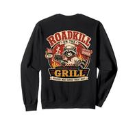 Barbecue Pitmaster Raccoon avec Funny Roadkill on The Grill Sweatshirt