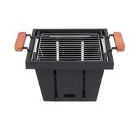 Barbecue pliable - Barbecue au charbon de bois avec 4 niveaux de hauteur réglables - de cuisson résistante à la chaleur - Pour balcon, pique-nique, randonnée, aventure, barbecue, activités de