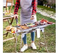 Barbecue pliable en acier inoxydable - INNOVAGOODS - Charbon
