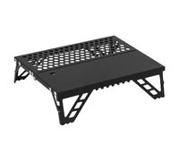 Barbecue pliable pour feu de camp - Grille de camping portable en d'aluminium de 6,7 cm pour la cuisine en plein air, support de barbecue polyvalent pour randonnée, pique-niques, fêtes, terras