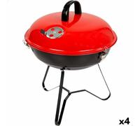 Barbecue Portable Actif Rouge 36 x 44 x 36 cm Ø 36 cm Métal émaillé