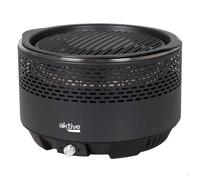 Aktive Barbecue portable AKTIVE 63002 – charbon rechargeable, sans fumée – Noir