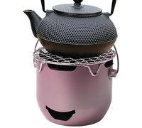 Barbecue portable au charbon de bois | Barbecue avec grille de cuisson et poignée - Équipement de barbecue en acier pour voyage, camping, cuisine, jardin, balcon