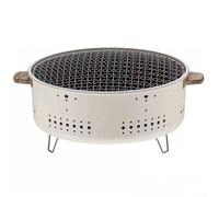 Barbecue portable convivial, parfait pour le camping et la cuisine intérieure, avec rétention efficace de la chaleur pour des repas cuits uniformément
