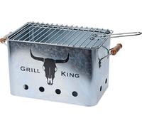 Barbecue ProGarden avec poignées en bois Zinc